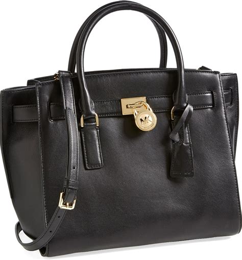 michael michael kors hamilton traveler large color block leather satchel|michael kors hamilton tote bag.